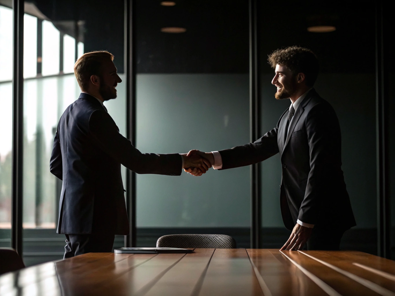 Professional handshake representing a trusted partnership